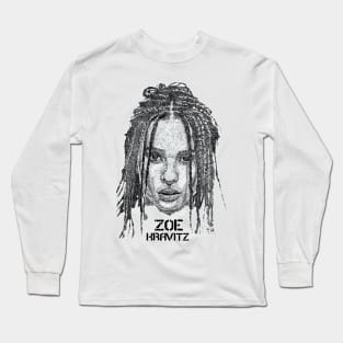 Zoe Kravitz Pencil arts Long Sleeve T-Shirt